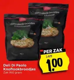 Vomar Voordeelmarkt Deli Di Paolo Knoflookbroodjes aanbieding