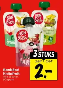 Vomar Voordeelmarkt Bonbébé Knijpfruit aanbieding