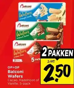 Vomar Voordeelmarkt Balconi Wafers aanbieding