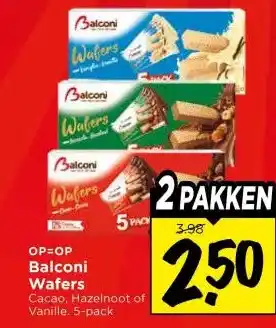 Vomar Voordeelmarkt Balconi Wafers aanbieding
