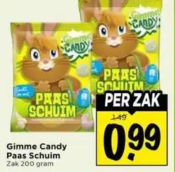 Vomar Voordeelmarkt Gimme Candy Paas Schuim aanbieding