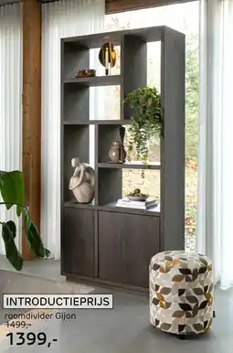 Henders & Hazel Gijon, roomdivider 100 cm - 4-deuren + 6-niches aanbieding