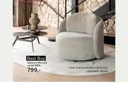 Henders & Hazel Murcial, fauteuil - diameter 80 cm aanbieding