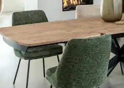 Henders & Hazel Pavalon, uitschuiftafel 170 (+ 60) x 100 cm - Barnwood aanbieding