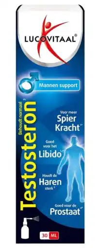 De Online Drogist Lucovitaal Testosteron Man Spray 30ML aanbieding