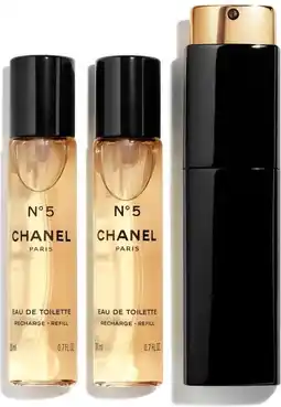 Bol.com Chanel N°5 Twist and Spray - 3 x 20 ml - eau de toilette - 1 hervulbare spray + 2 navullingen aanbieding