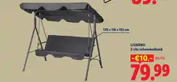 Lidl Livarno 2-zits schommelbank aanbieding