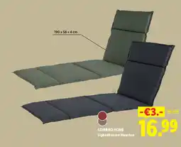 Lidl Livarno home Ligbedkussen Houston aanbieding