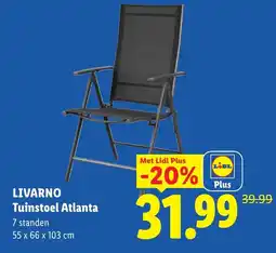 Lidl Tuinstoel Atlanta aanbieding