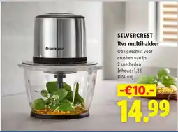 Lidl Silvercrest rvs multihakker aanbieding