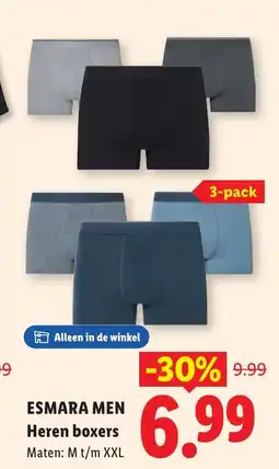 Lidl Esmara men heren boxers aanbieding