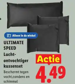 Lidl Ultimate speed lucht- ontvochtiger kussenset aanbieding