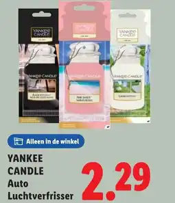 Lidl Yankee candle auto luchtverfrisser aanbieding