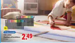 Lidl Crelando fineliners of brushliners aanbieding