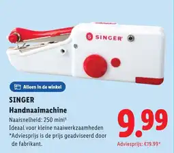 Lidl Singer handnaaimachine aanbieding