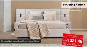 Woonsquare Boxspring Horizon aanbieding