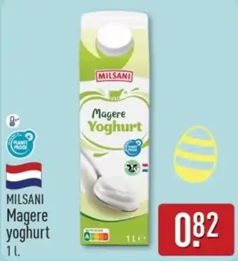 ALDI Milsani Magere yoghurt aanbieding