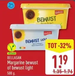 ALDI Bellasan margarine bewust of bewust light aanbieding