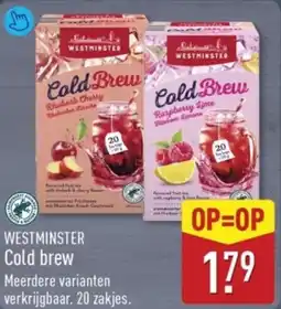 ALDI Westminster cold brew aanbieding