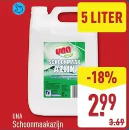 ALDI UNA schoonmaakazijn aanbieding