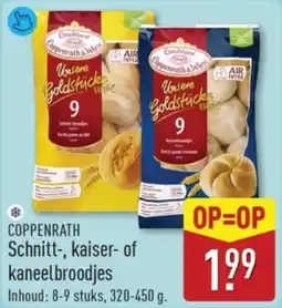 ALDI Coppenrath schnitt kaiser of kaneelbroodjes aanbieding