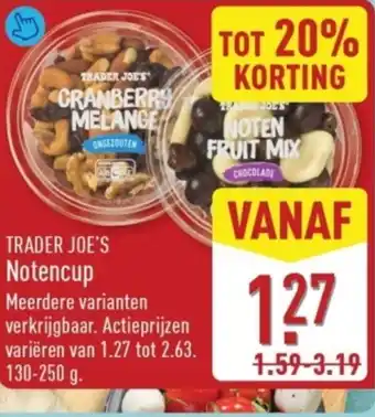 ALDI Trader joe's notencup aanbieding