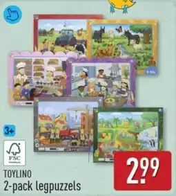 ALDI Toylino legpuzzels aanbieding