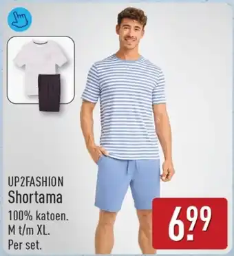 ALDI UP2FASHION Shortama aanbieding