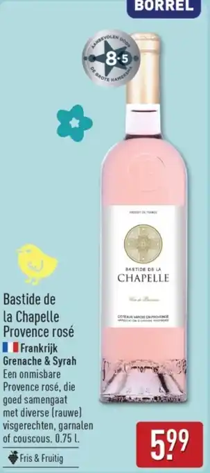 ALDI Bastide de la Chapelle Provence rosé aanbieding