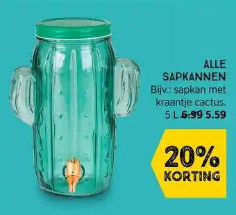 Xenos Alle sapkannen aanbieding