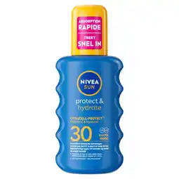 Albert Heijn Nivea Sun Protect & hydrate zonnebrand spf30 aanbieding