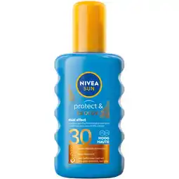 Albert Heijn Nivea Sun Protect & bronze zonnebrand spf30 aanbieding