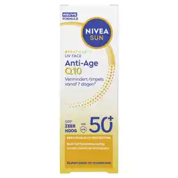 Albert Heijn Nivea Sun Anti-age UV face spf50+ aanbieding
