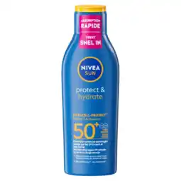 Albert Heijn Nivea Sun Protect & hydrate zonnemelk spf50 aanbieding