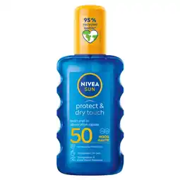 Albert Heijn Nivea Sun Protect & dry touch zonnespray spf50 aanbieding