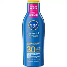 Albert Heijn Nivea Sun Protect & hydrate zonnecrème spf30 aanbieding