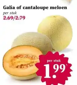 Coop Galia of cantaloupe meloen aanbieding