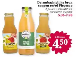 Coop De ambachtelijke bron sappen en/of Flevosap aanbieding