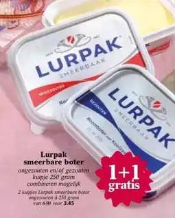 Coop Lurpak smeerbare boter aanbieding