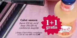 Coop Calvé sauzen aanbieding