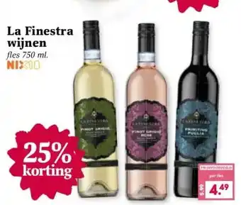 Coop La Finestra wijnen aanbieding