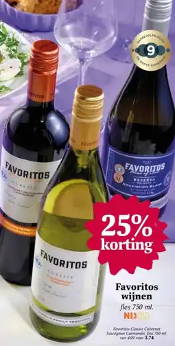 Coop Favoritos wijnen aanbieding