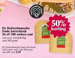 Coop De Rotterdamsche Oude borrelstuk 36 of 100 weken oud aanbieding