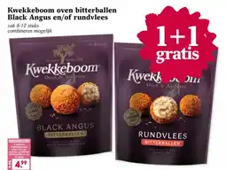 Coop Kwekkeboom oven bitterballen Black Angus en/of rundvlees aanbieding