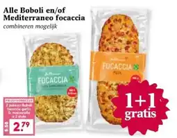 Coop Alle Boboli en/of Mediterraneo focaccia aanbieding