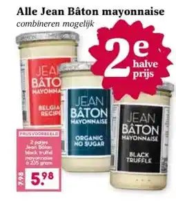 Coop Alle Jean Bâton mayonnaise aanbieding