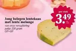 Coop Jong belegen lentekaas met lente melange aanbieding