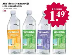 Coop Alle Vintastic natuurlijk schoonmaakazijn aanbieding