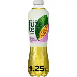 Albert Heijn Fuze Tea Green tea tropical passionfruit no sugar aanbieding