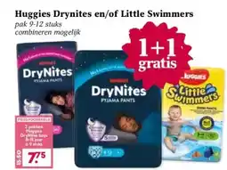 Coop Huggies Drynites en/of Little Swimmers aanbieding